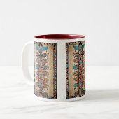 Tribal design koffie mok cadeau idee (Voorkant links)