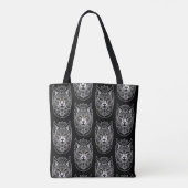 Tribal Design Lynx Tote Bag (Achterkant)