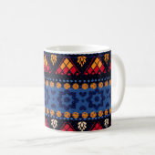 Tribal Design: Multifunctioneel naadloos patroon. Koffiemok (Voorkant rechts)