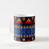 Tribal Design: Multifunctioneel naadloos patroon. Koffiemok (Voorkant links)