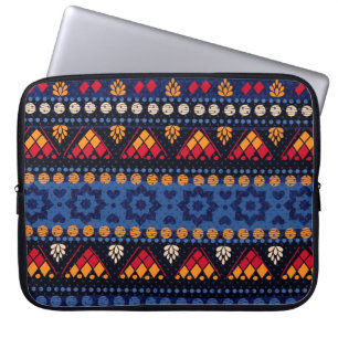 Tribal Design: Multifunctioneel naadloos patroon. Laptop Sleeve
