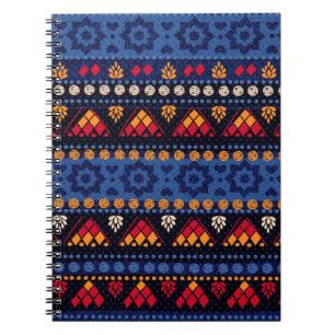 Tribal Design: Multifunctioneel naadloos patroon. Notitieboek