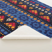 Tribal Design: Multifunctioneel naadloos patroon. Sherpa Deken (3/4)