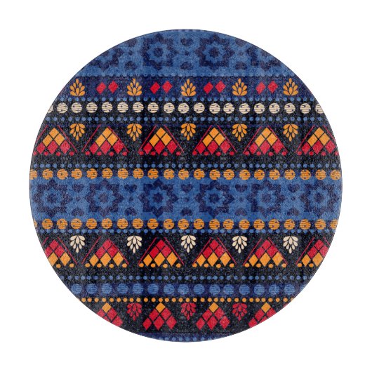Tribal Design: Multifunctioneel naadloos patroon. Snijplank (Voorkant)