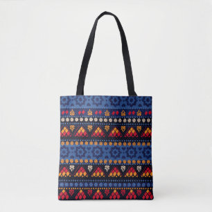 Tribal Design: Multifunctioneel naadloos patroon. Tote Bag