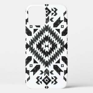 Tribal Design: Zwart Wit Hand-getrokken Case-Mate iPhone Case
