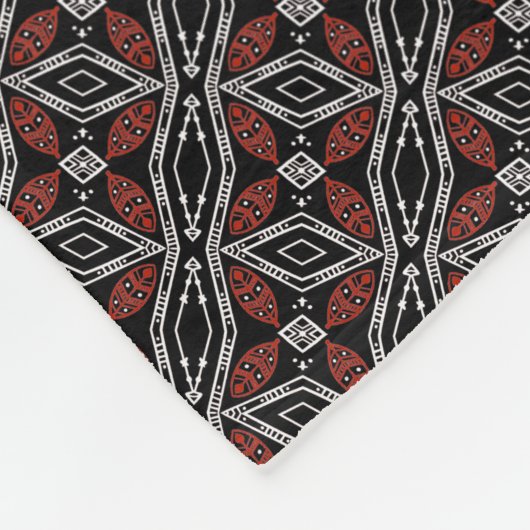Tribal Diamond Fleece Deken (Hoek)