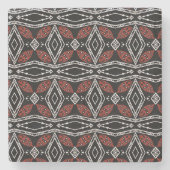 Tribal Diamond Stenen Onderzetter (Voorkant)