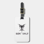 Tribal Disc Golf Logo Bagagelabel (Voorkant verticaal)