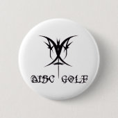 Tribal Disc Golf Logo Button (Voorkant)