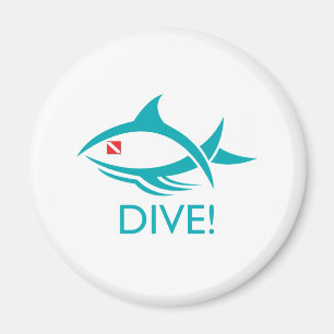 Tribal Dive Fish Magneet