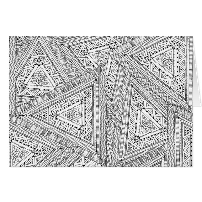 Tribal Doodle 2 (Voorkant Horizontaal)