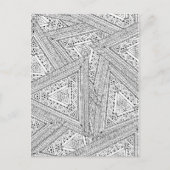 Tribal Doodle 2 Briefkaart (Voorkant)