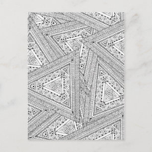 Tribal Doodle 2 Briefkaart