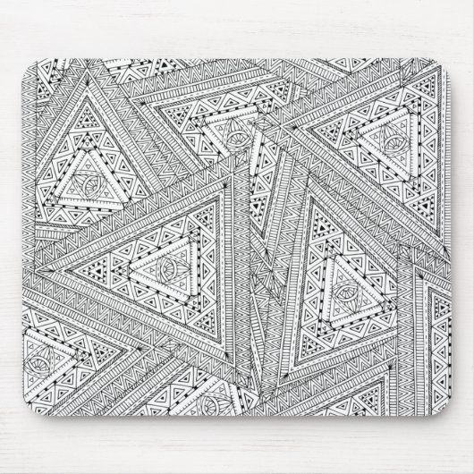 Tribal Doodle 2 Muismat (Voorkant)
