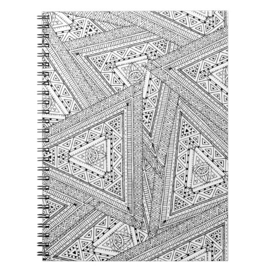 Tribal Doodle 2 Notitieboek (Voorkant)