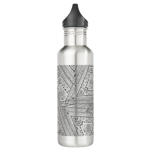 Tribal Doodle 2 Waterfles (Links)