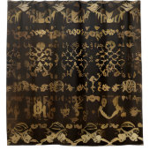Tribal douche gordijn stijl 2 (Voorkant)