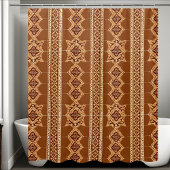 Tribal douche gordijn stijl 2