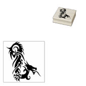 Tribal Dragon Art Stempel (Gestempeld)