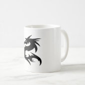 Tribal Dragon Silhouette Koffiemok (Voorkant rechts)
