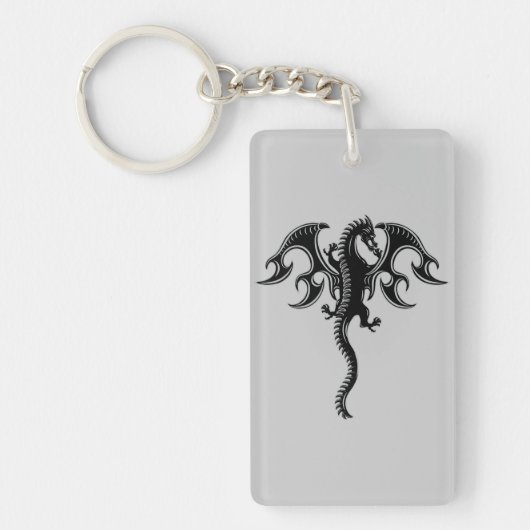 Tribal Dragon Sleutelhanger (Voorkant)