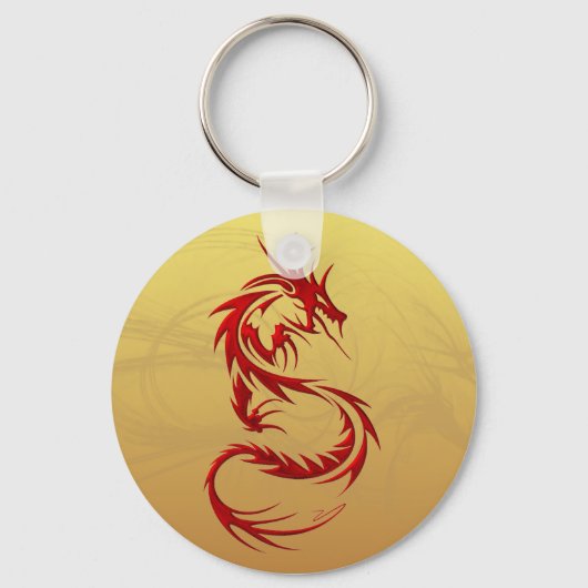 Tribal Dragon Sleutelhanger (Voorkant)