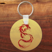 Tribal Dragon Sleutelhanger (Voorkant)