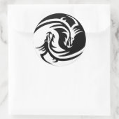 Tribal Dragon Yin Yang Sticker (Tas)