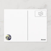 Tribal Dragons Yin Yang () Briefkaart (Achterkant)