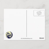 Tribal Dragons Yin Yang () Briefkaart (Achterkant)