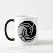 Tribal Dragons Yin Yang () Magische Mok (Links)