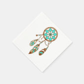Tribal Dream Catcher Native American Wedding Party Servet (Hoek)