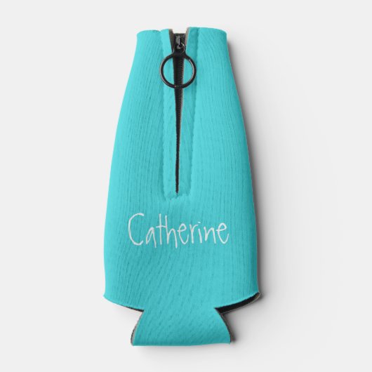 Tribal Dream Catcher Turquoise Bottle Cooler (Achterkant)