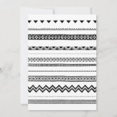 Tribal Dreamcatcher Baby shower Uitnodigt Kaart (Achterkant)