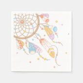 Tribal Dreamcatcher Boho Baby Servet (Voorkant)