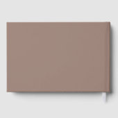 Tribal Dreamcatcher Boho Baby shower Bruin Gastenboek (Achterkant)