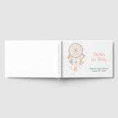 Tribal Dreamcatcher Boho Baby shower Wit Gastenboek (Volledig)