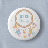 Tribal Dreamcatcher Boho Big Brother Ronde Button 5,7 Cm