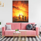 Tribal Dreams Canvas Art Afdruk (Insitu (Woonkamer))