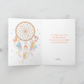 Tribal Dreamweaver Boho met Baby 2 Kaart (Binnen)