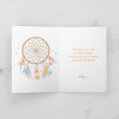 Tribal Dreamweaver Boho met Baby Aankondiging (Binnen)