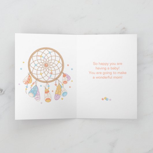 Tribal Dreamweaver Boho met Baby Aankondiging (Binnen)