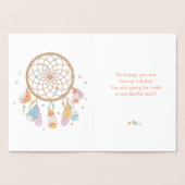 Tribal Dreamweaver Boho met Baby Folie Kaarten (Binnen)