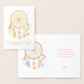 Tribal Dreamweaver Boho met Baby Folie Kaarten (Display)