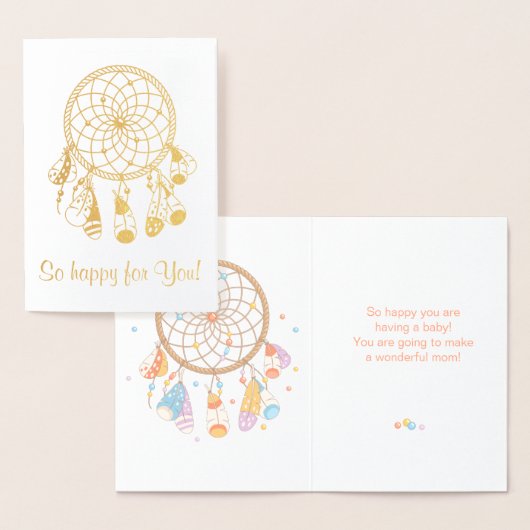 Tribal Dreamweaver Boho met Baby Folie Kaarten (Display)