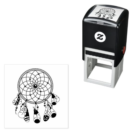 Tribal Dreamweaver Boho Zelfinktende Stempel (In situ)