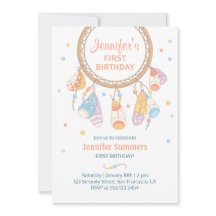 Tribal Drocatcher Boho Baby 1e verjaardag