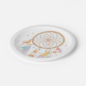 Tribal Drocatcher Boho Baby Papieren Bordje (Gekanteld)