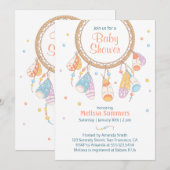 Tribal Drocatcher Boho Baby shower Kaart (Voorkant / Achterkant)